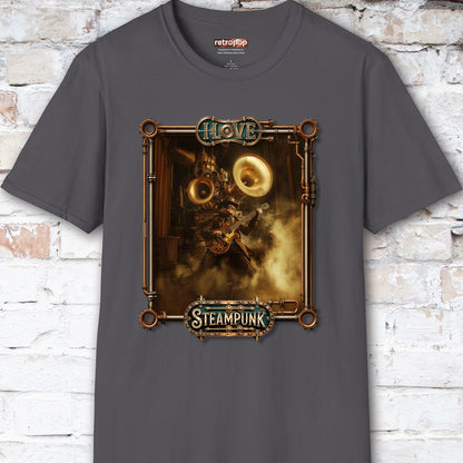I love Steampunk Guitarist #14 Unisex T shirt