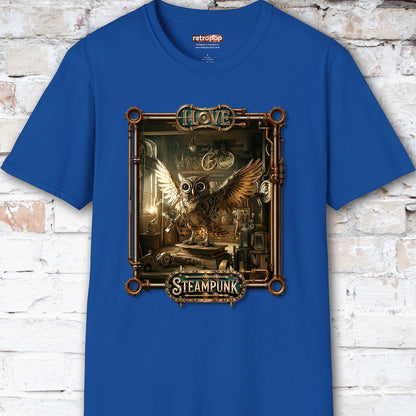 I love Steampunk Owl #17 Unisex T shirt