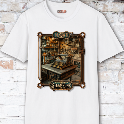 I love Steampunk Typewriter #11 Unisex T shirt